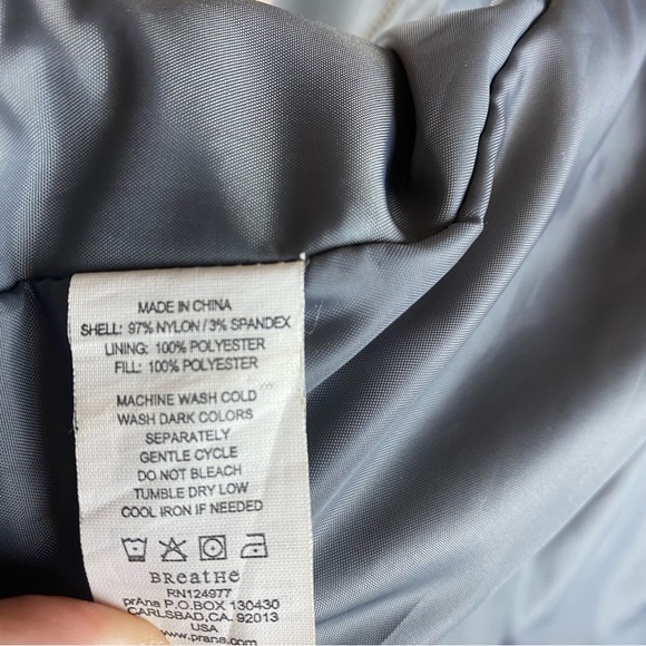 Prana Lydia Utility Military Jacket Gray Women’s size medium - Picture 14 of 14